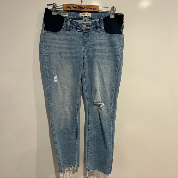 Madewell Maternity Side-Panel Perfect Vintage Jeans - Picture 4 of 9